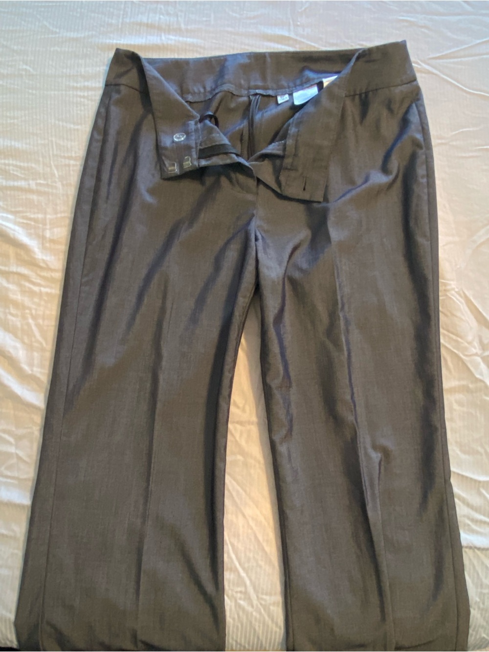 Express Women's Dark Blue Dress Pants - Straight Leg